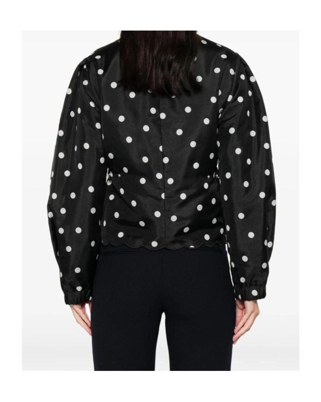Stine Goya Black Quilted Dots Jacket