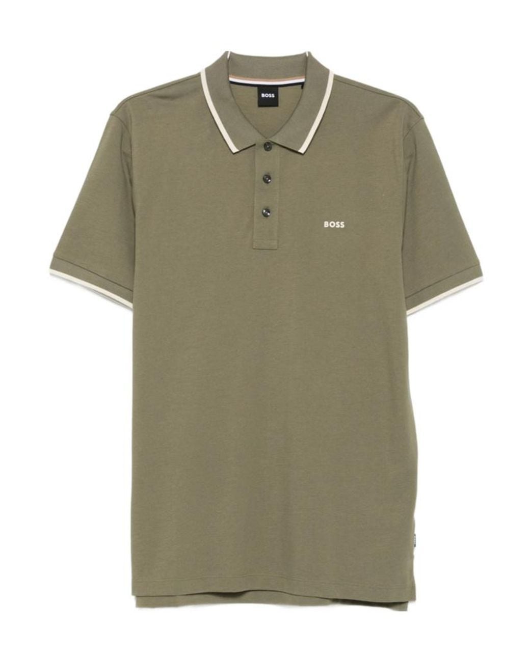 Boss Blue Cotton Polo Shirt for men