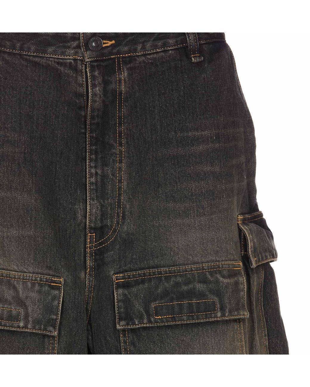 Balenciaga Gray Cargo Pants for men