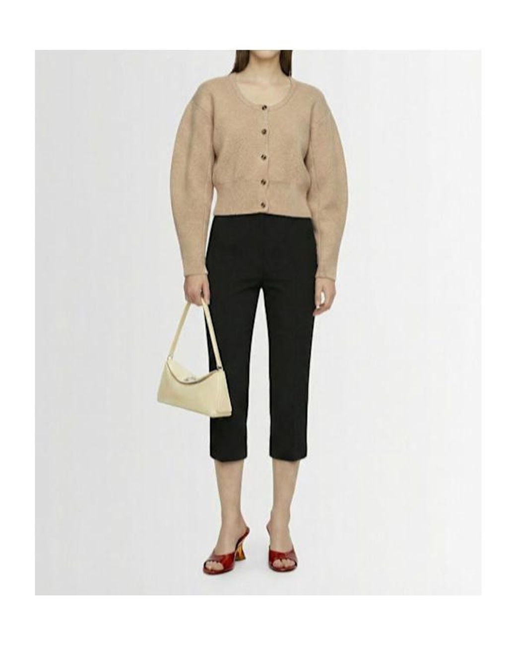 Jacquemus Natural Le Gilet Doppio Wool Blend Cardigan