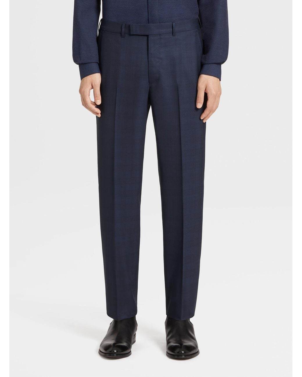 Zegna Blue Centoventimila Single-Breasted Suit for men