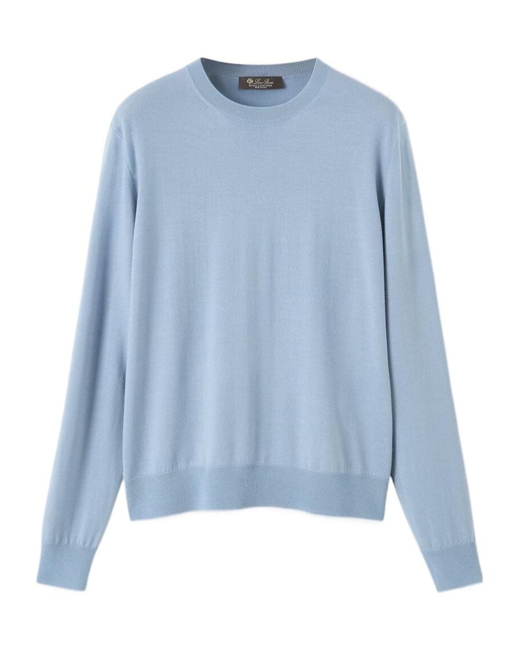 Loro Piana Blue Royal Lightness Crewneck
