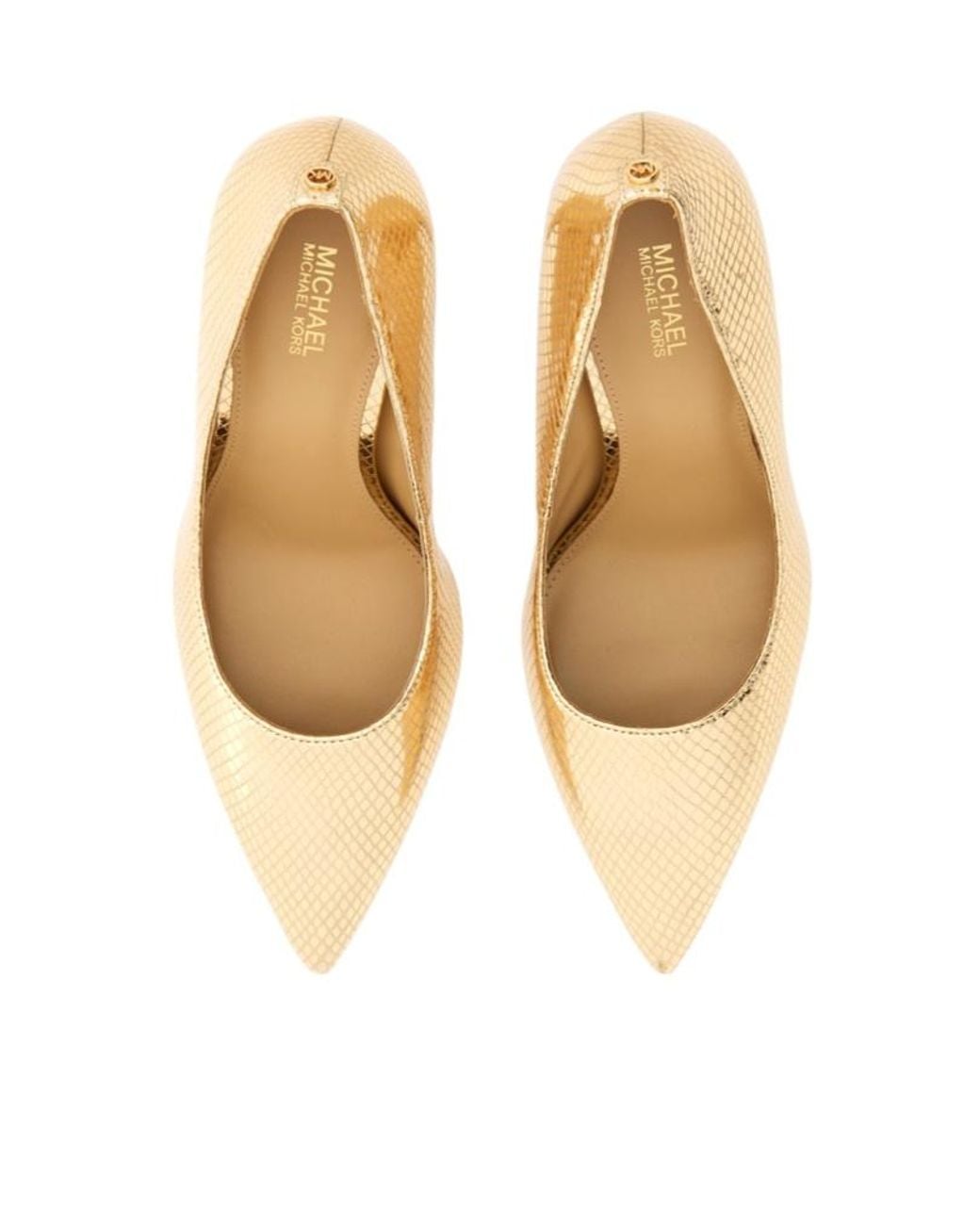 MICHAEL Michael Kors Alina Metallic Pointed-Toe Pumps