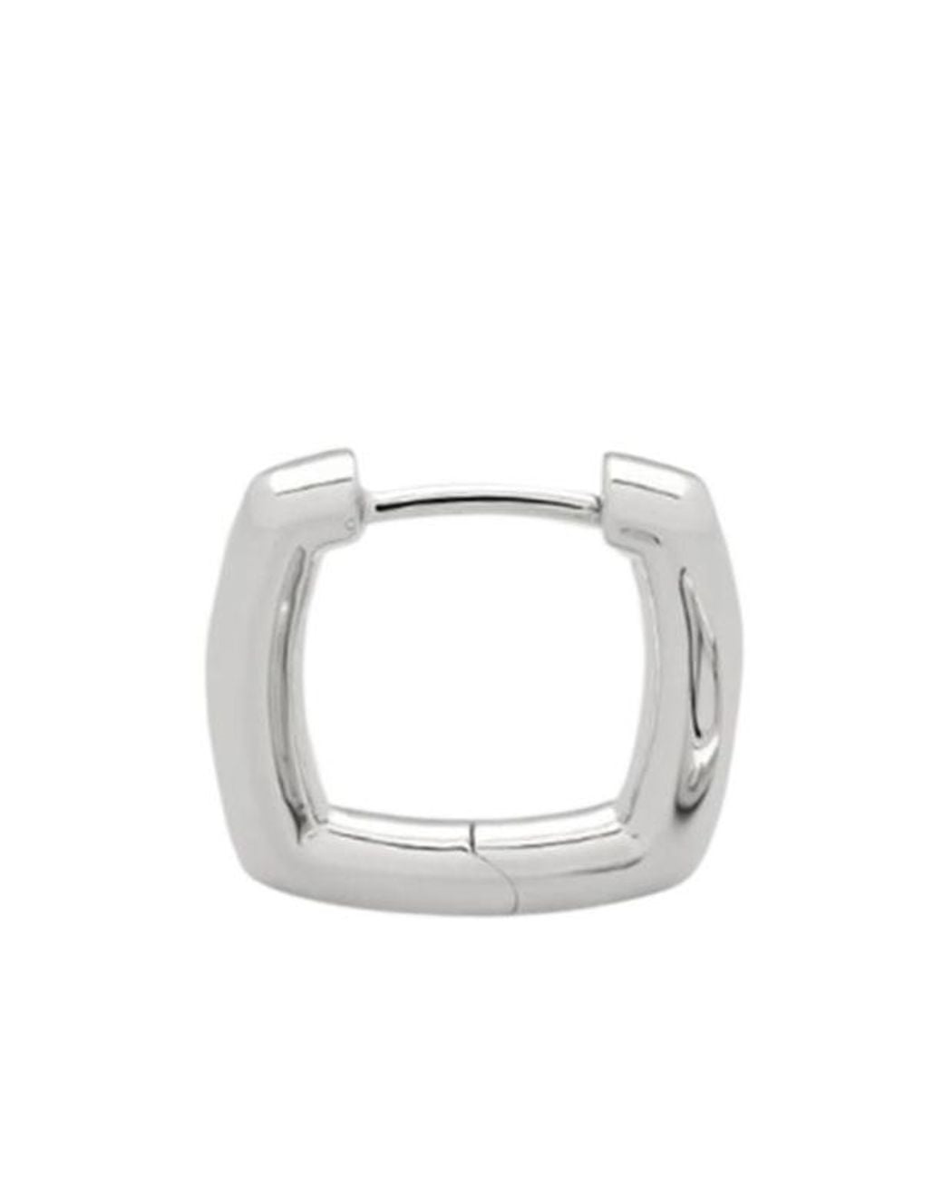 Tom Wood White Frame Hoop Small for men