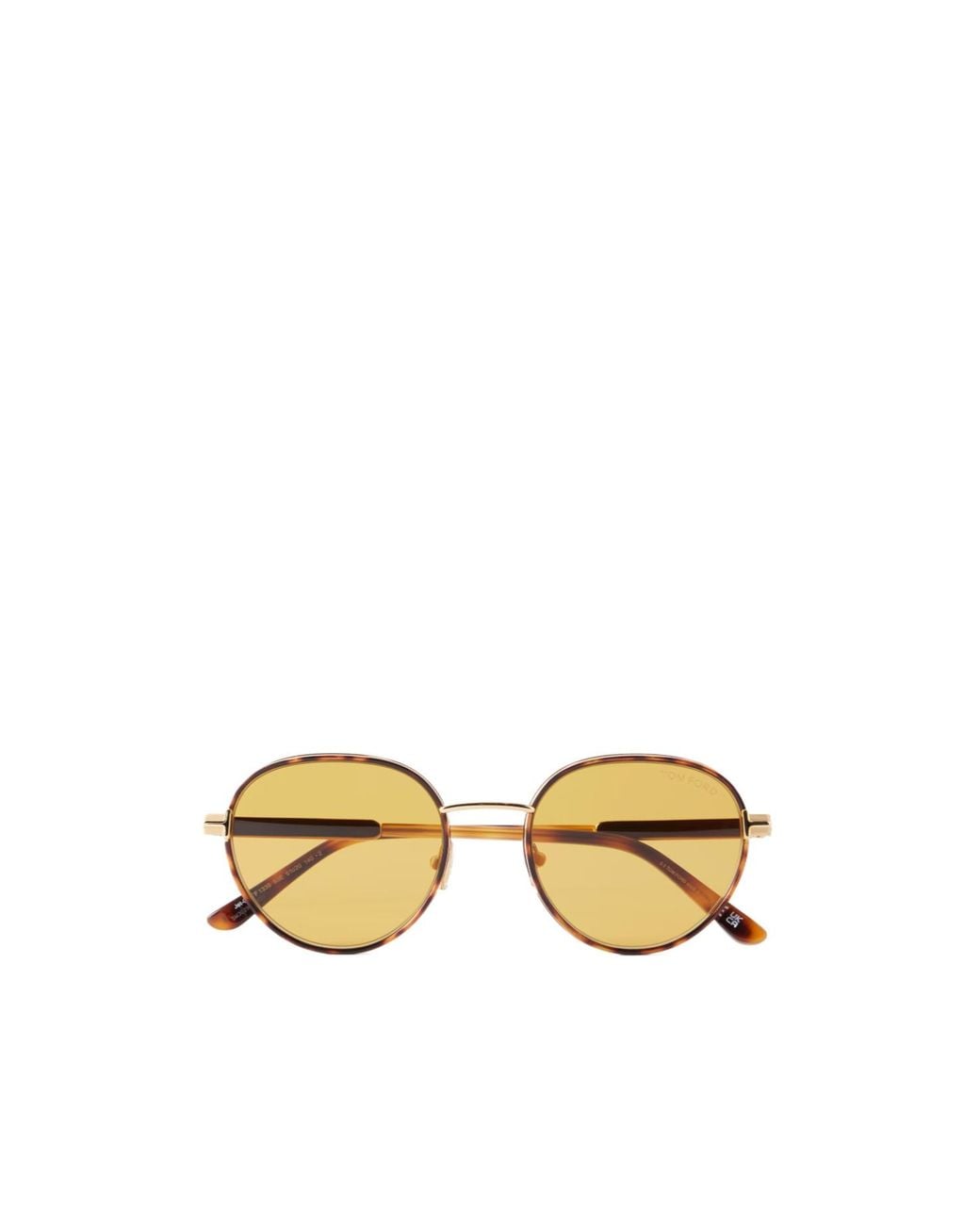 Tom Ford Metallic Vintage Roundframe Sunglasses for men