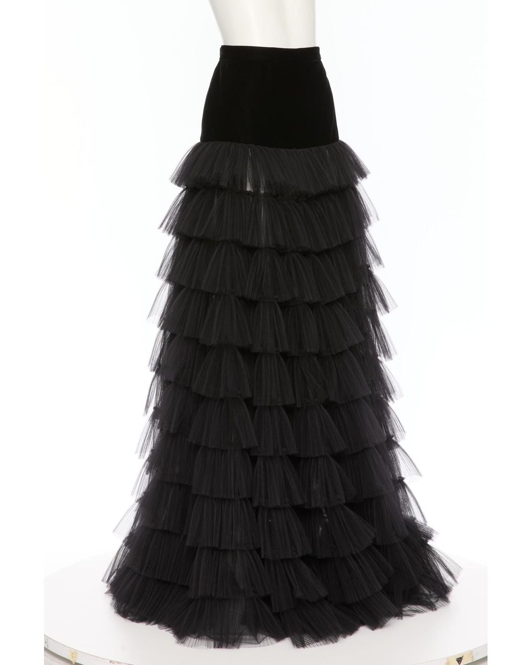 Valentino Black Long Skirt