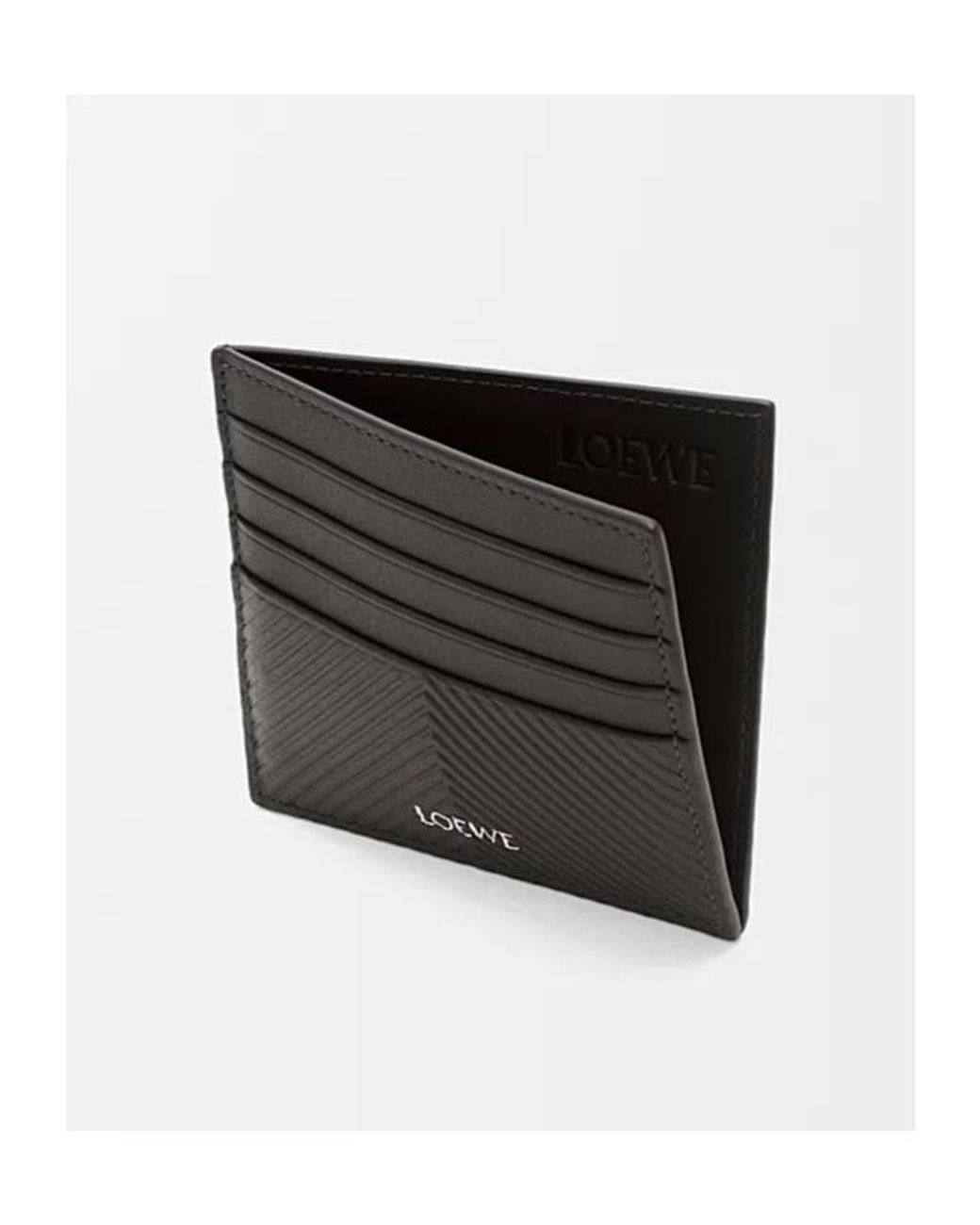 Loewe Black Open Cardholder for men
