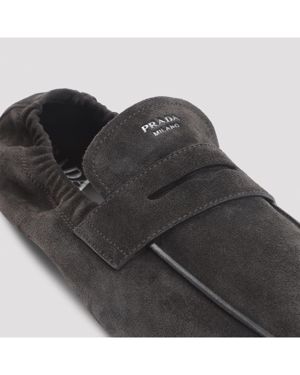 Prada Black Penny Loafers for men