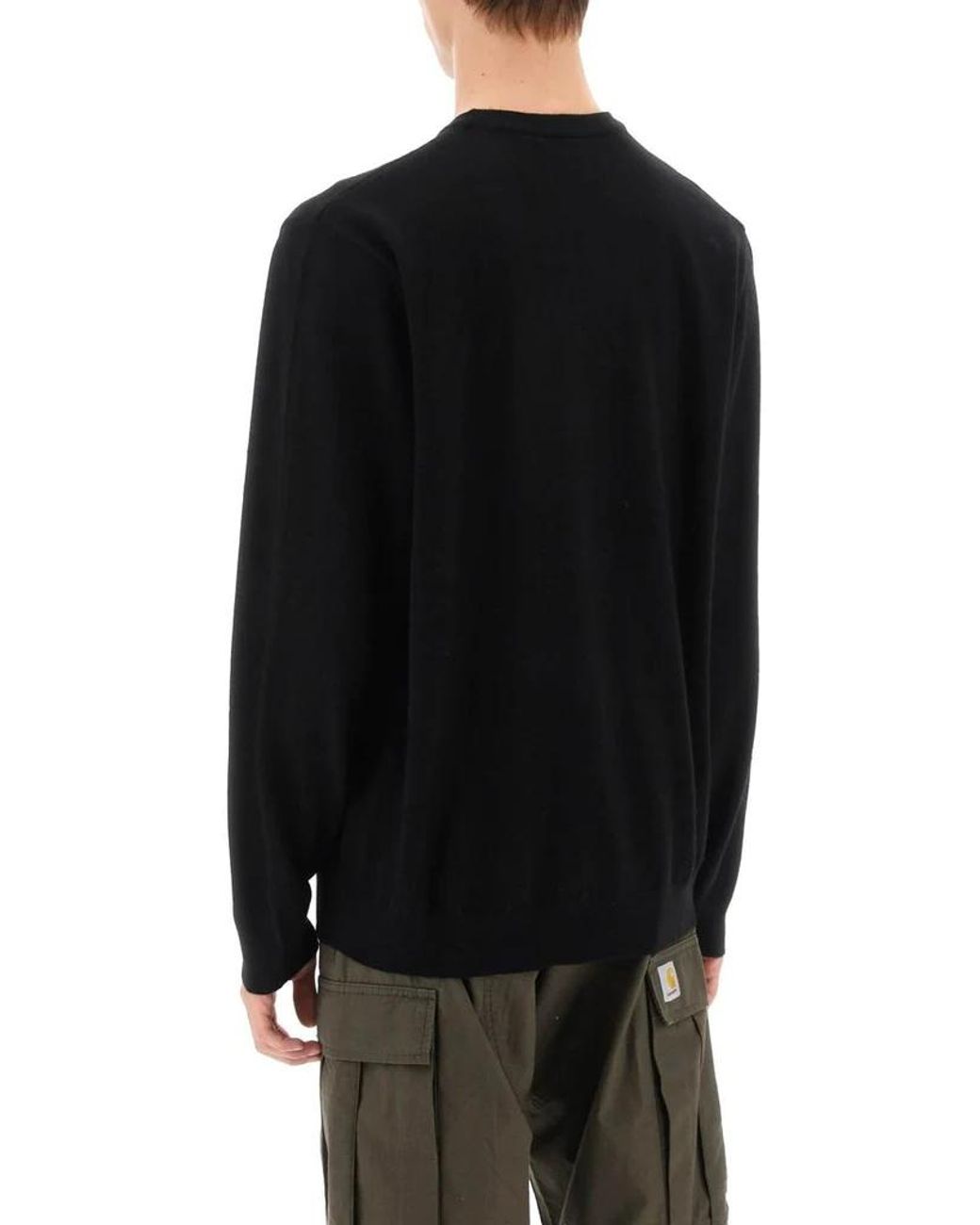 Carhartt Black Wip Logo Knitwear for men