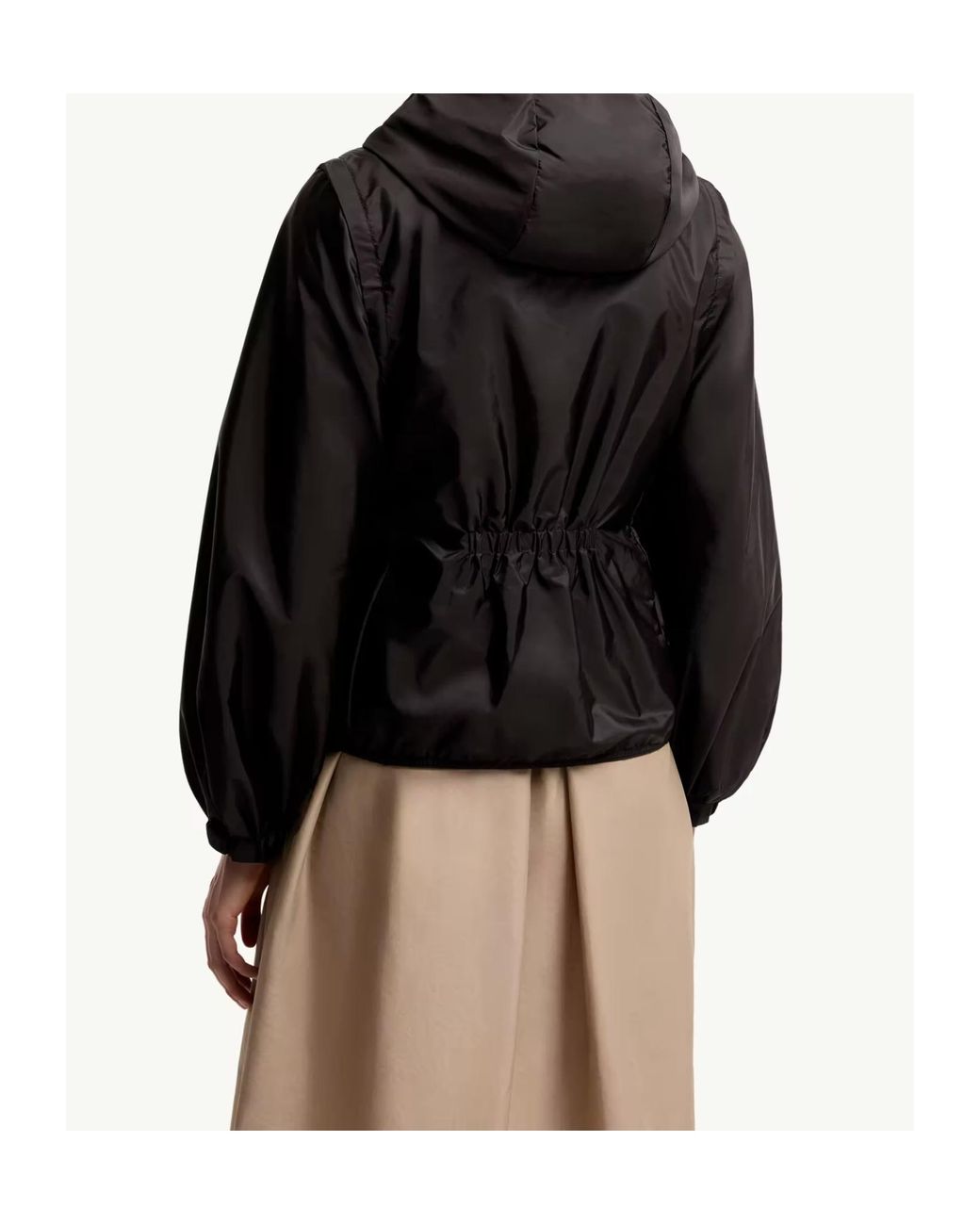 Moncler Black Mirage Packable 2-In-1 Short Down Jacket