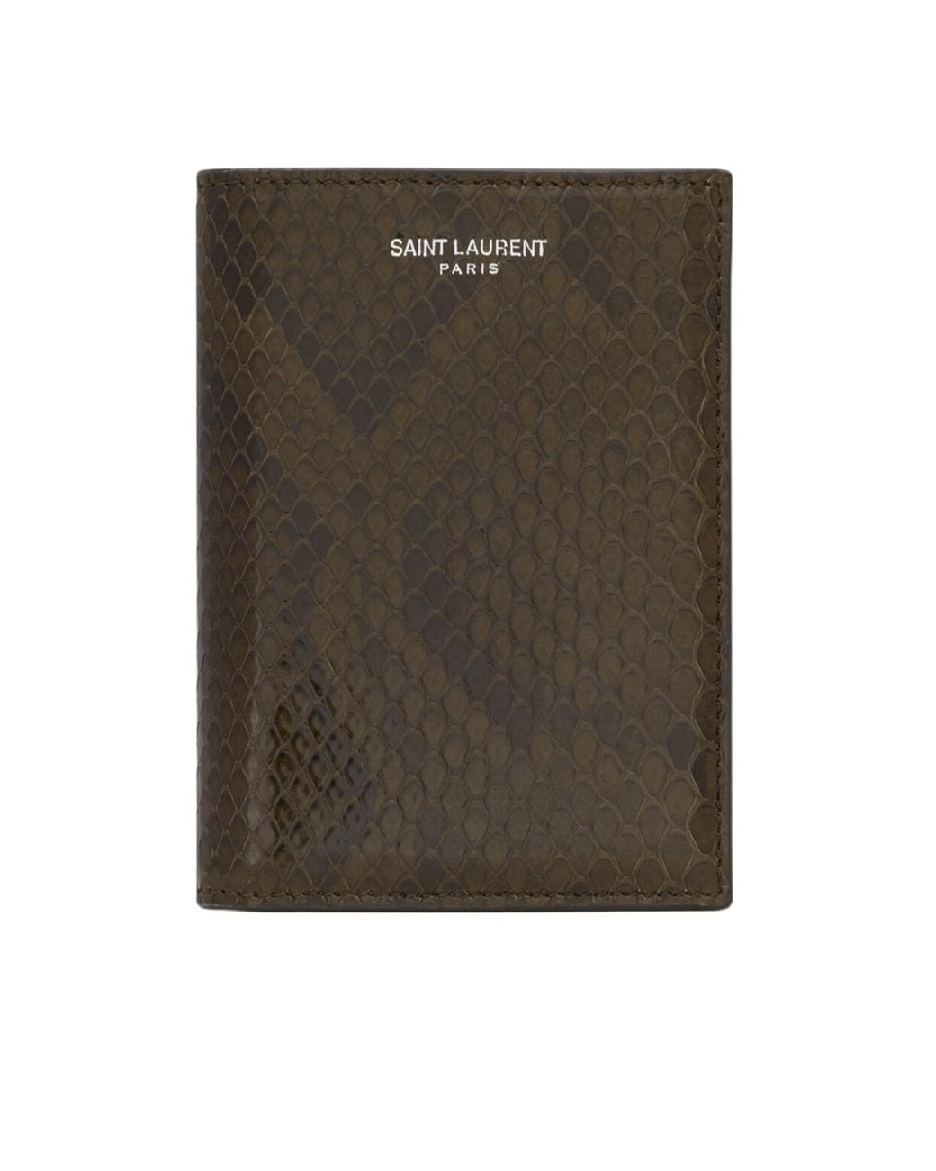 Saint Laurent Green Logo Wallet for men
