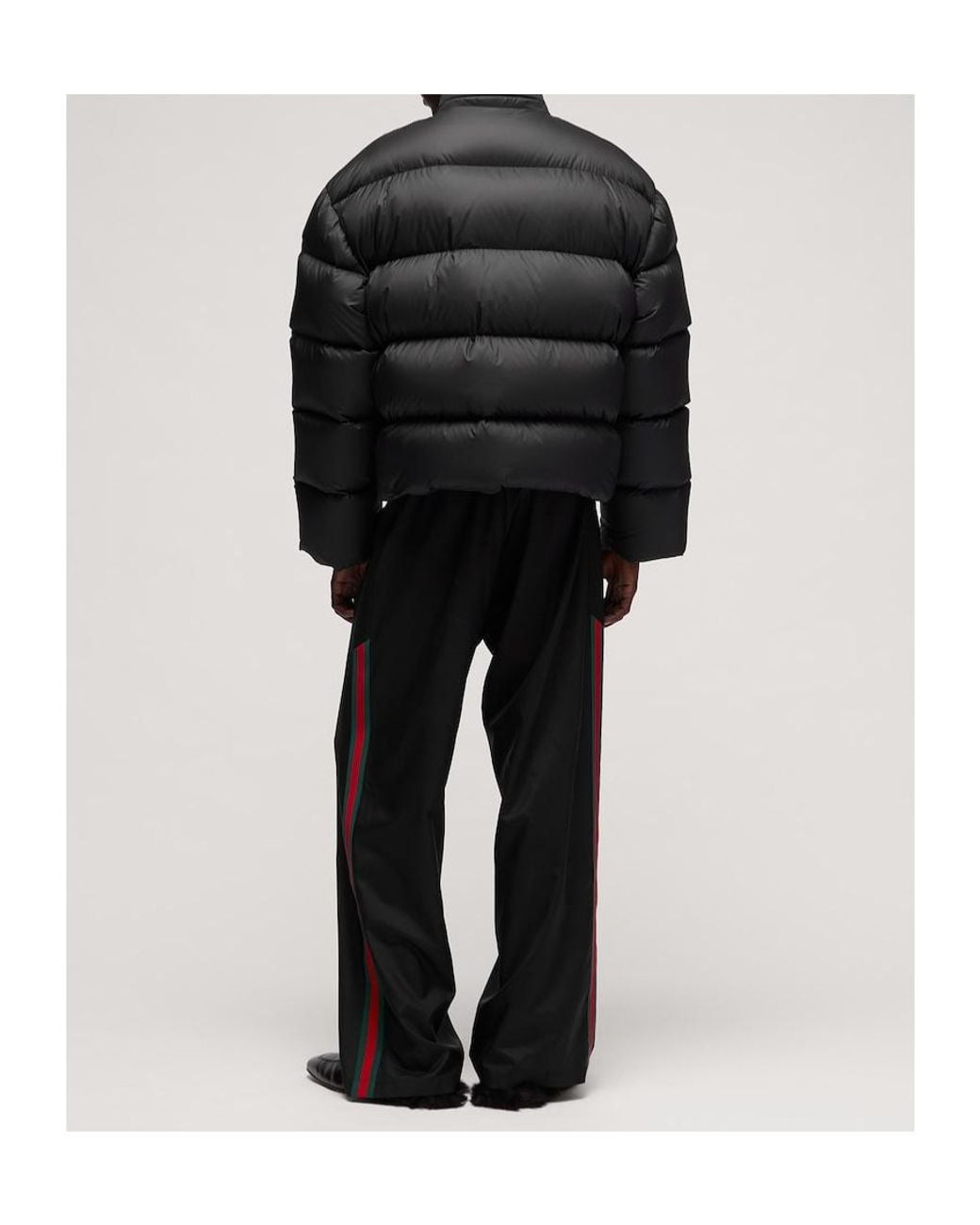 Gucci Black Lightweight Padded Zip Jacket for men