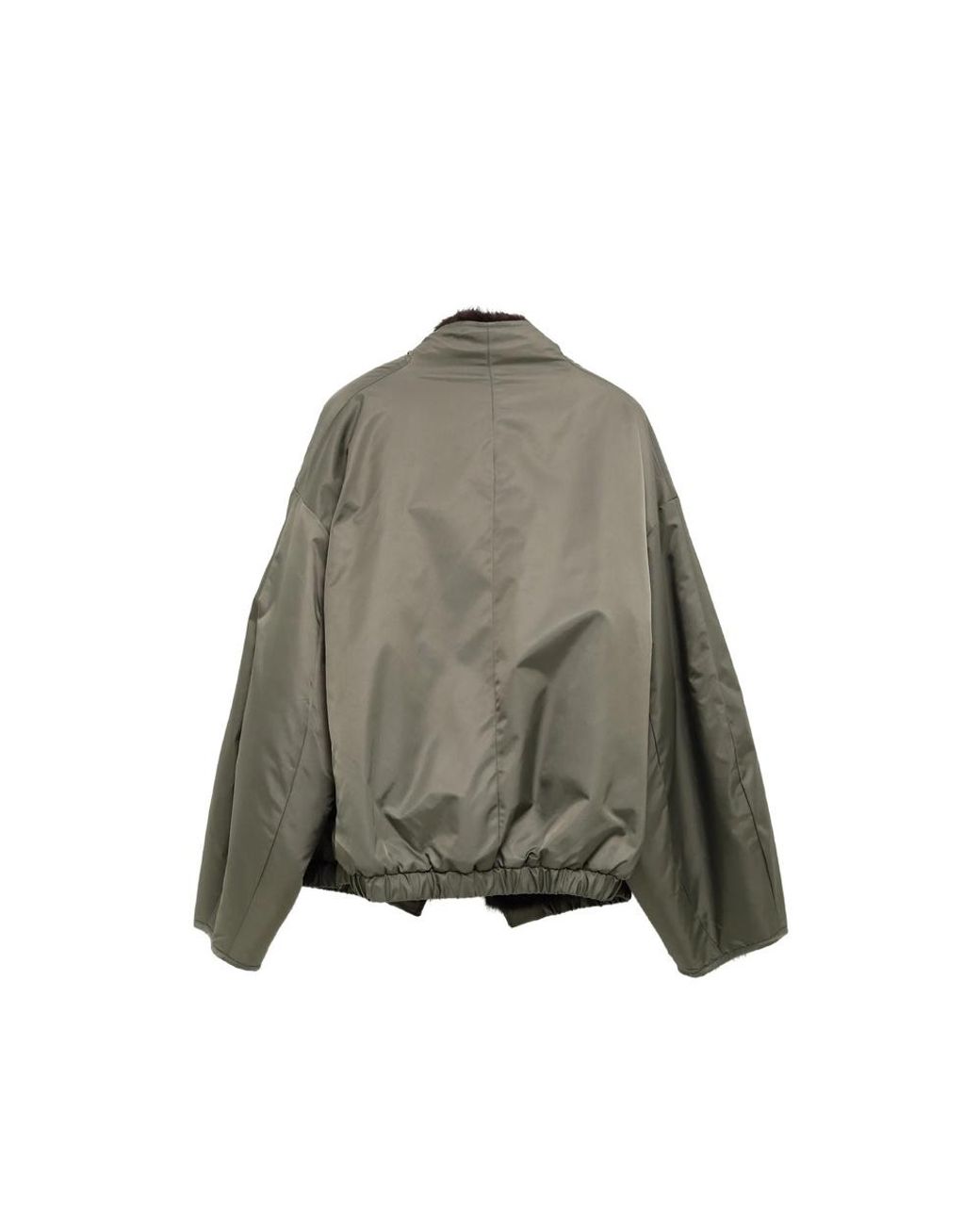 Frankie Shop Gray Reversible Short Jacket