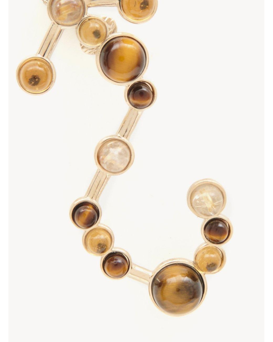 Chloé Metallic Scorpio Earrings