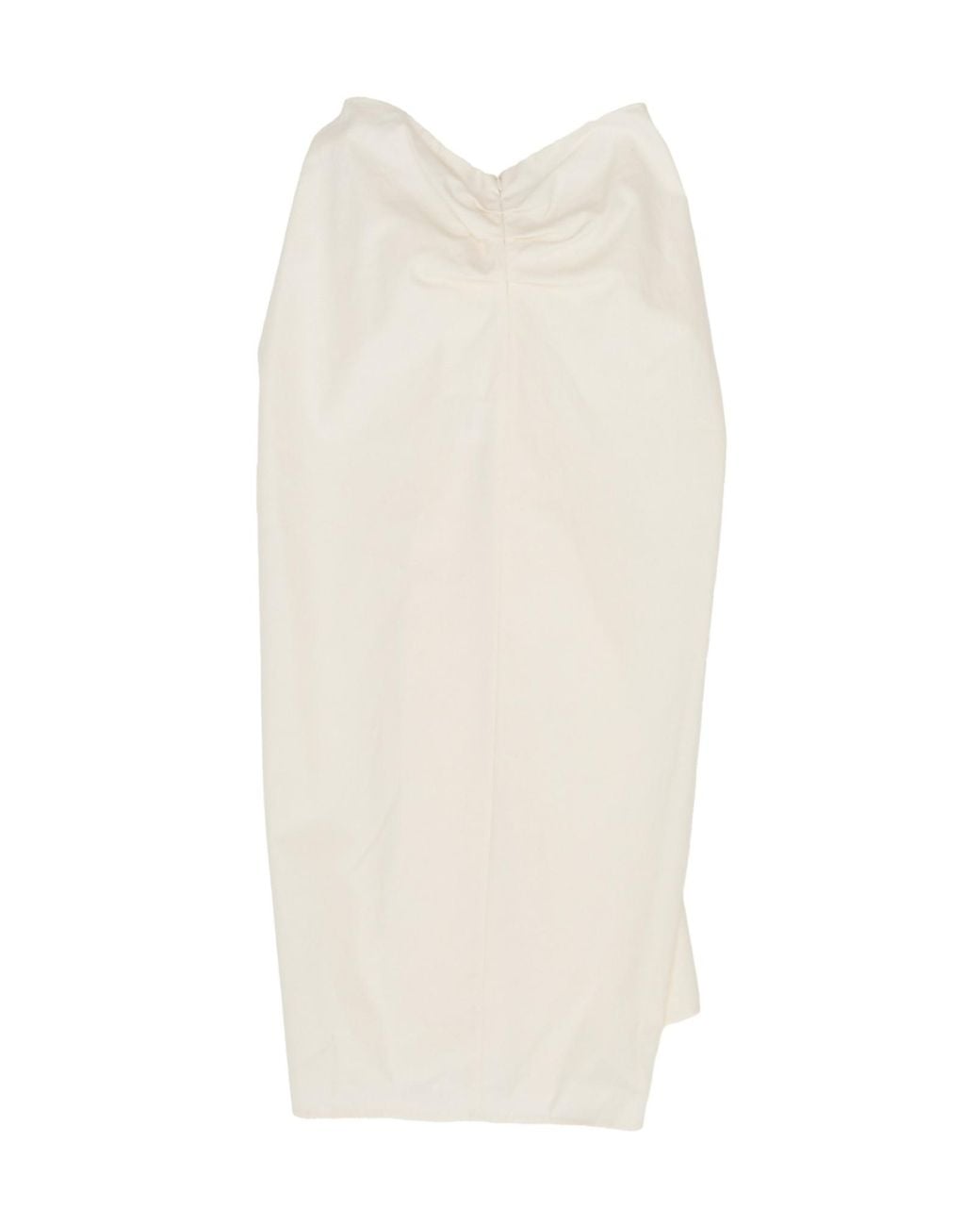 Magda Butrym Natural Magda Burtym Rose Knot Detailed Draped Long Skirt