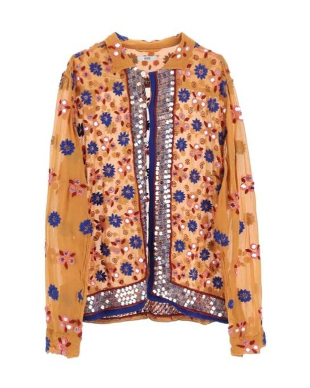 Bode Orange Long-Sleeved Shirt for men