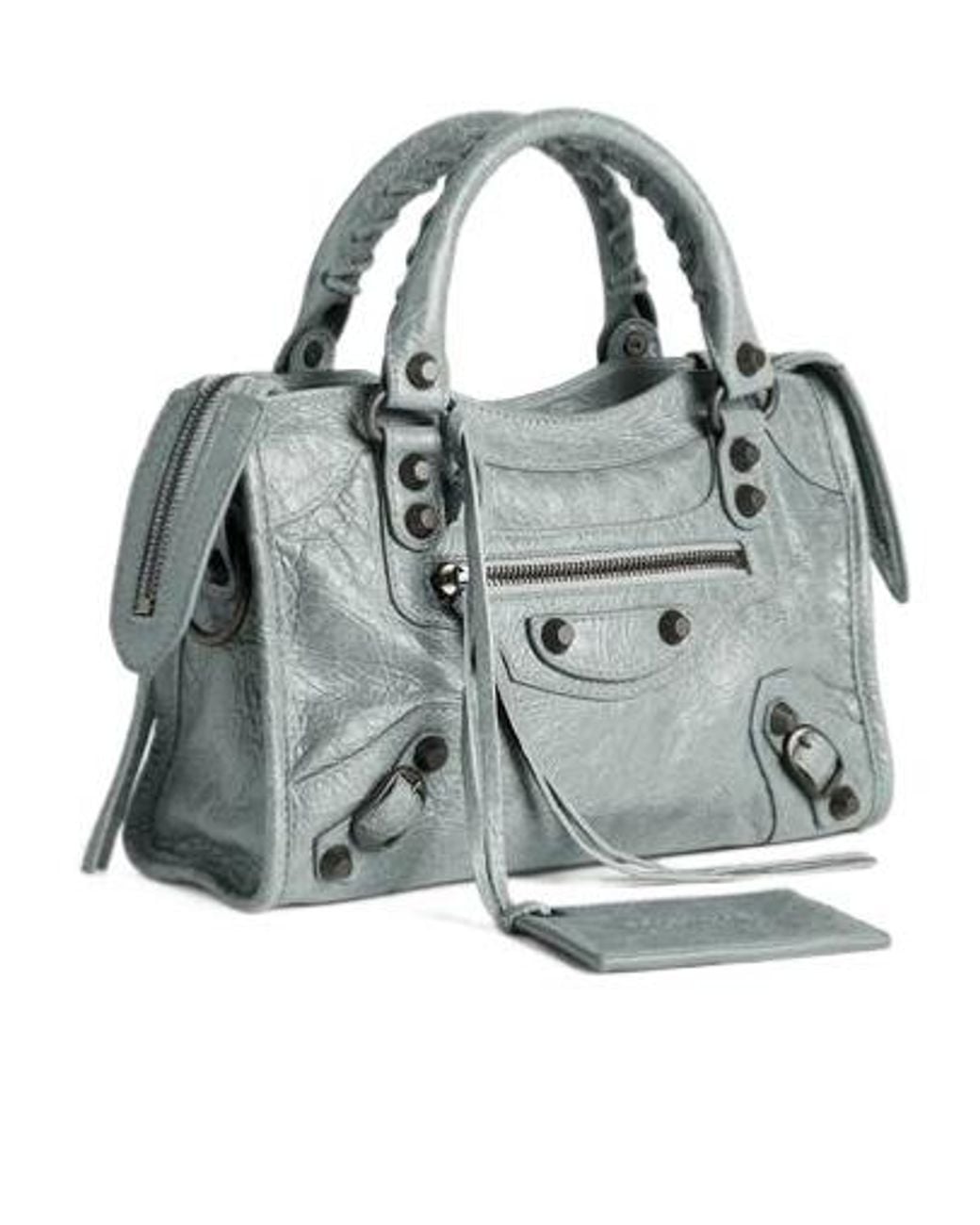 Balenciaga Gray Le City Bag Mini