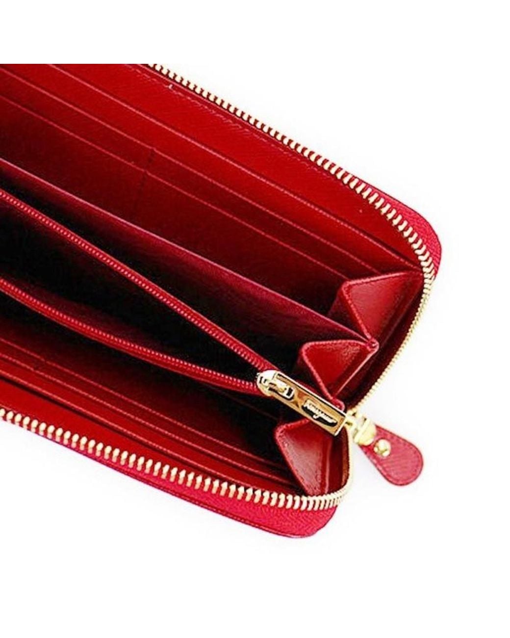 Ferragamo Red Long Purse