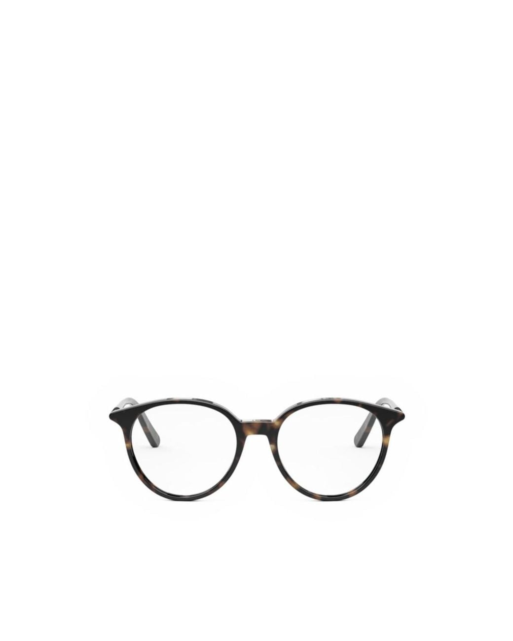 Dior White Full-Rim Non-Prescription Glasses
