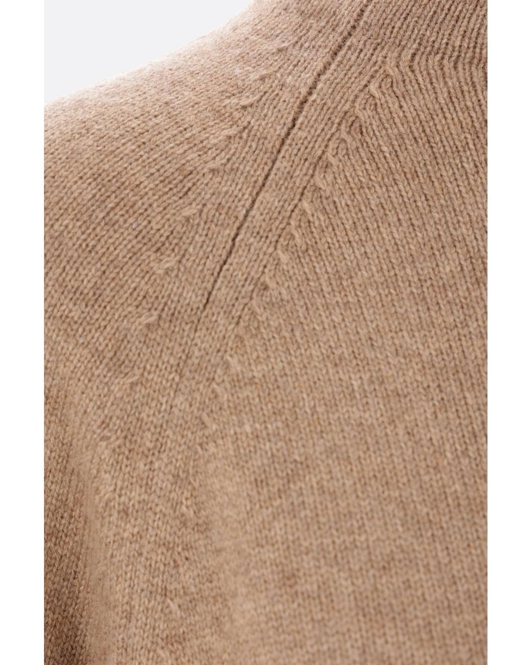 Max Mara Brown Crewneck Long-Sleeved Jumper
