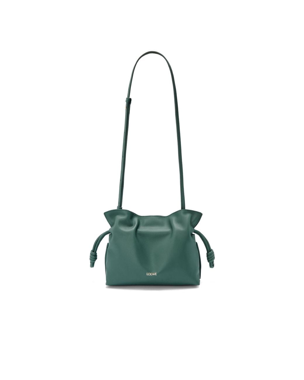 Loewe Green Mini Flamenco Clutch Bag