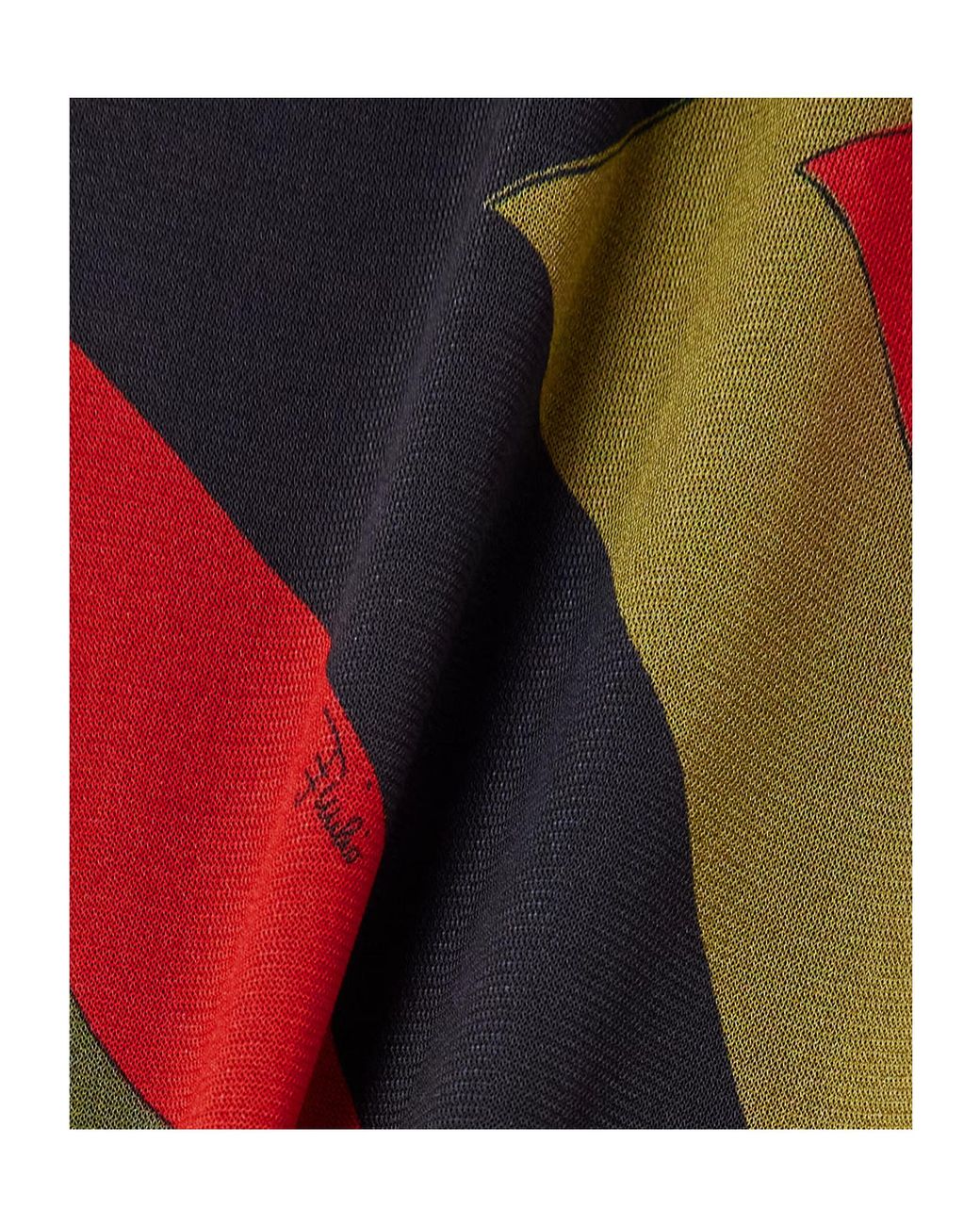 Emilio Pucci Red Printed Jersey Mini Dress