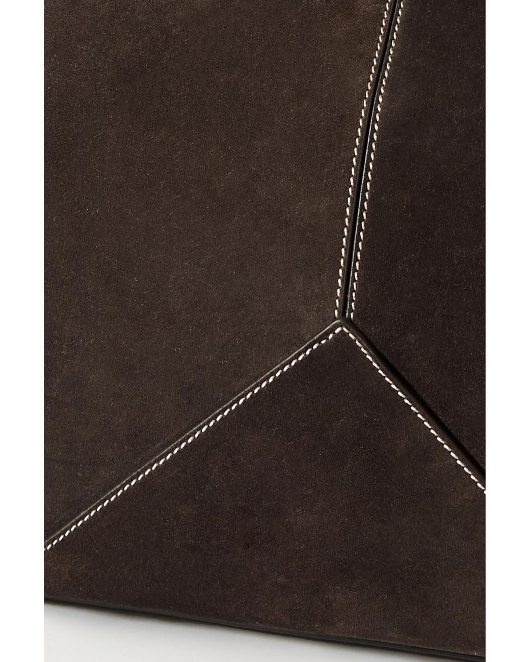 Metier Black Medium Suede Tote
