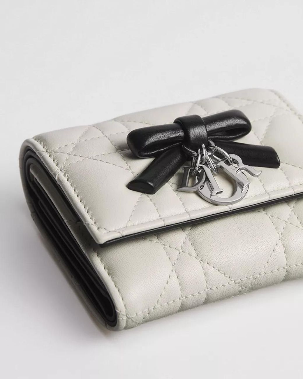 Dior White Lady Lotus Wallet