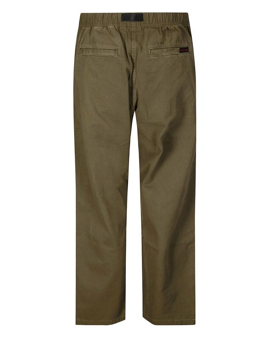 Gramicci Green Belted Loose-Fit Pants for men