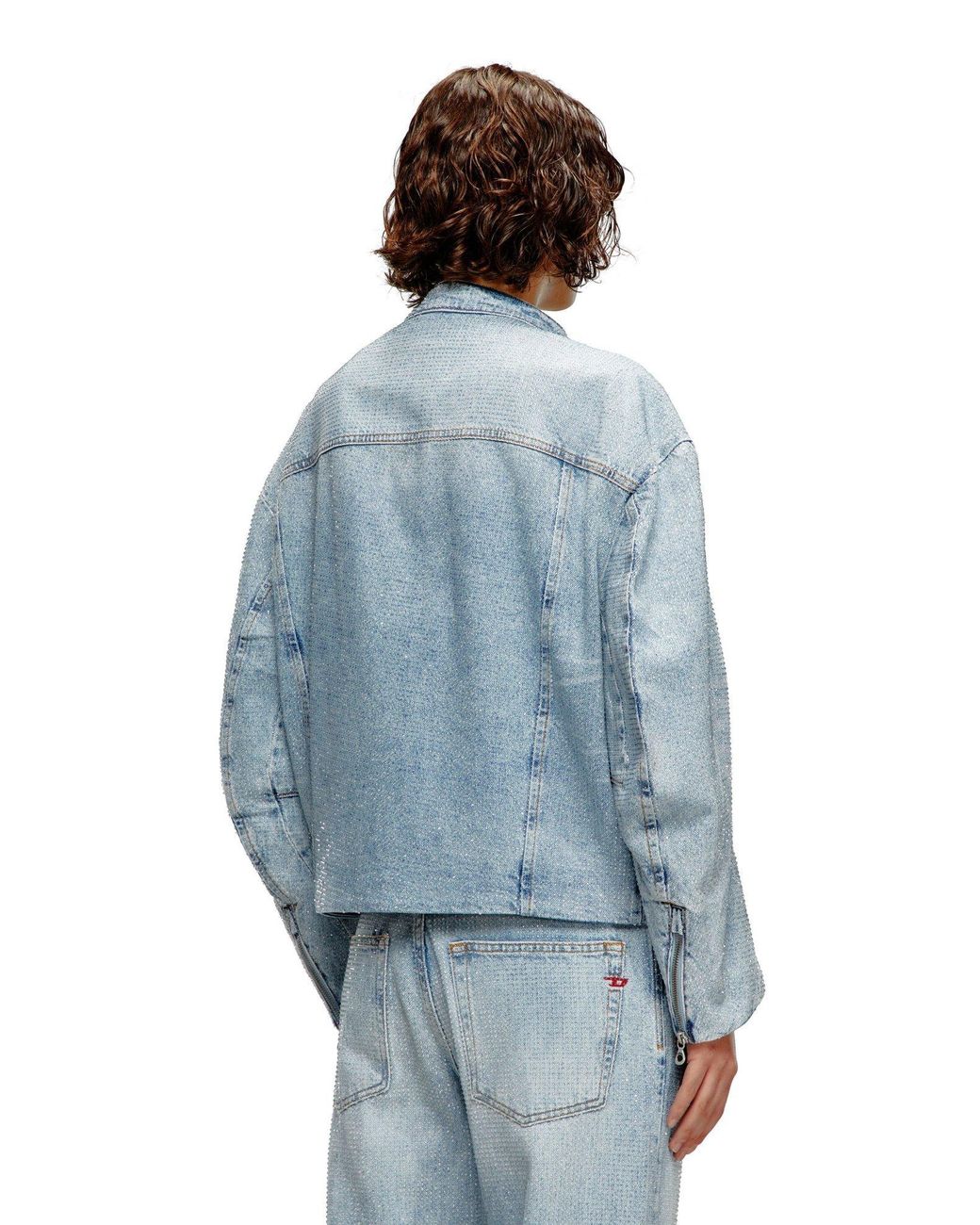 DIESEL Blue De-Marge Denim Jacket