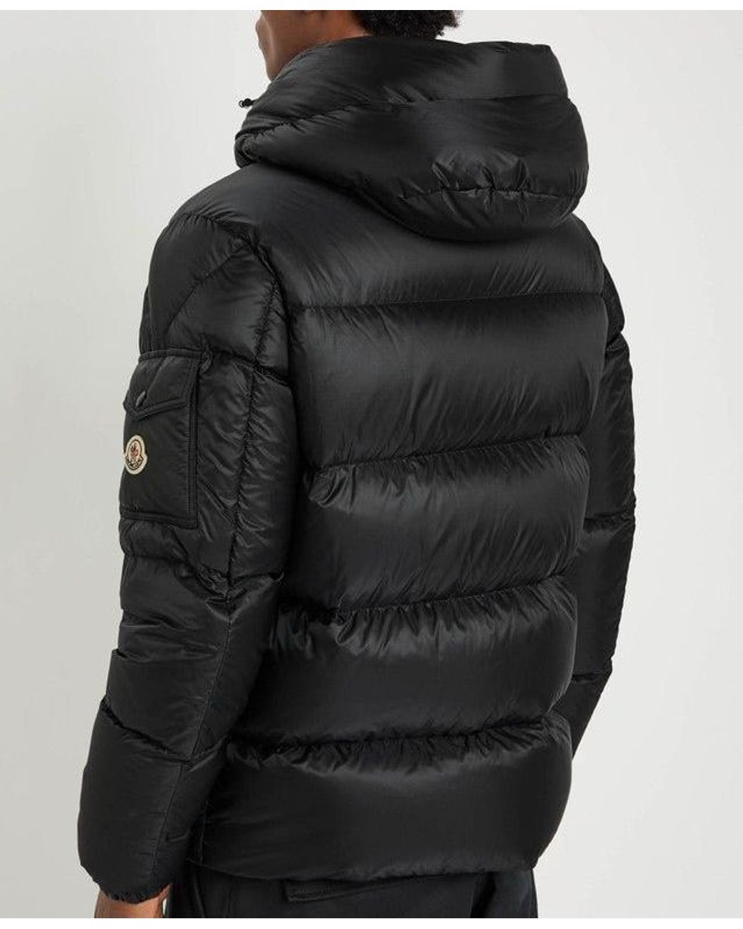 Moncler Black Couyere Short Padded Jacket for men