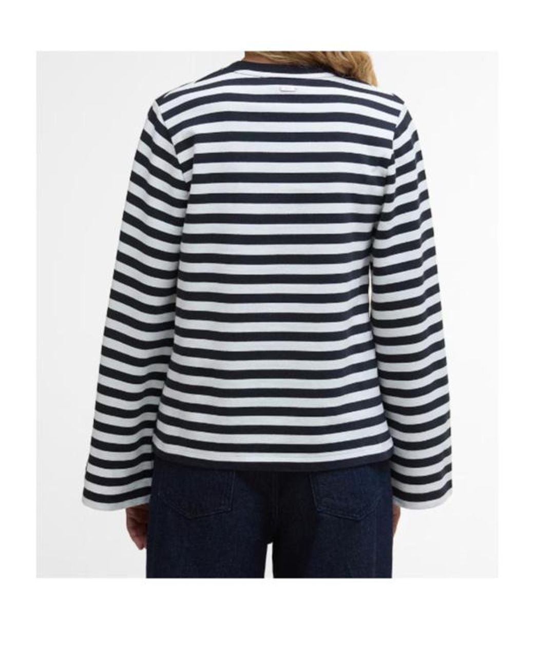 Barbour Blue Striped Sweatshirt