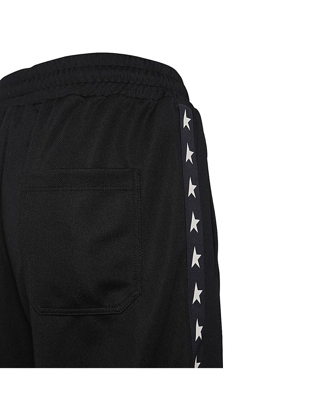 Golden Goose Deluxe Brand Black Star Tape Trackpants