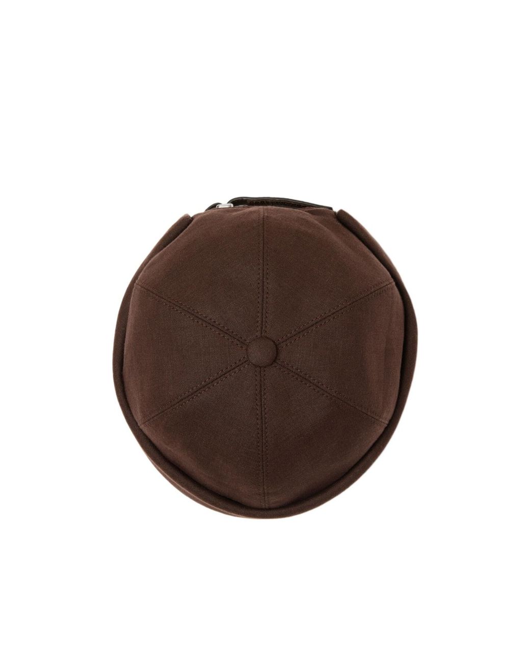 Loro Piana Brown Round Hat for men