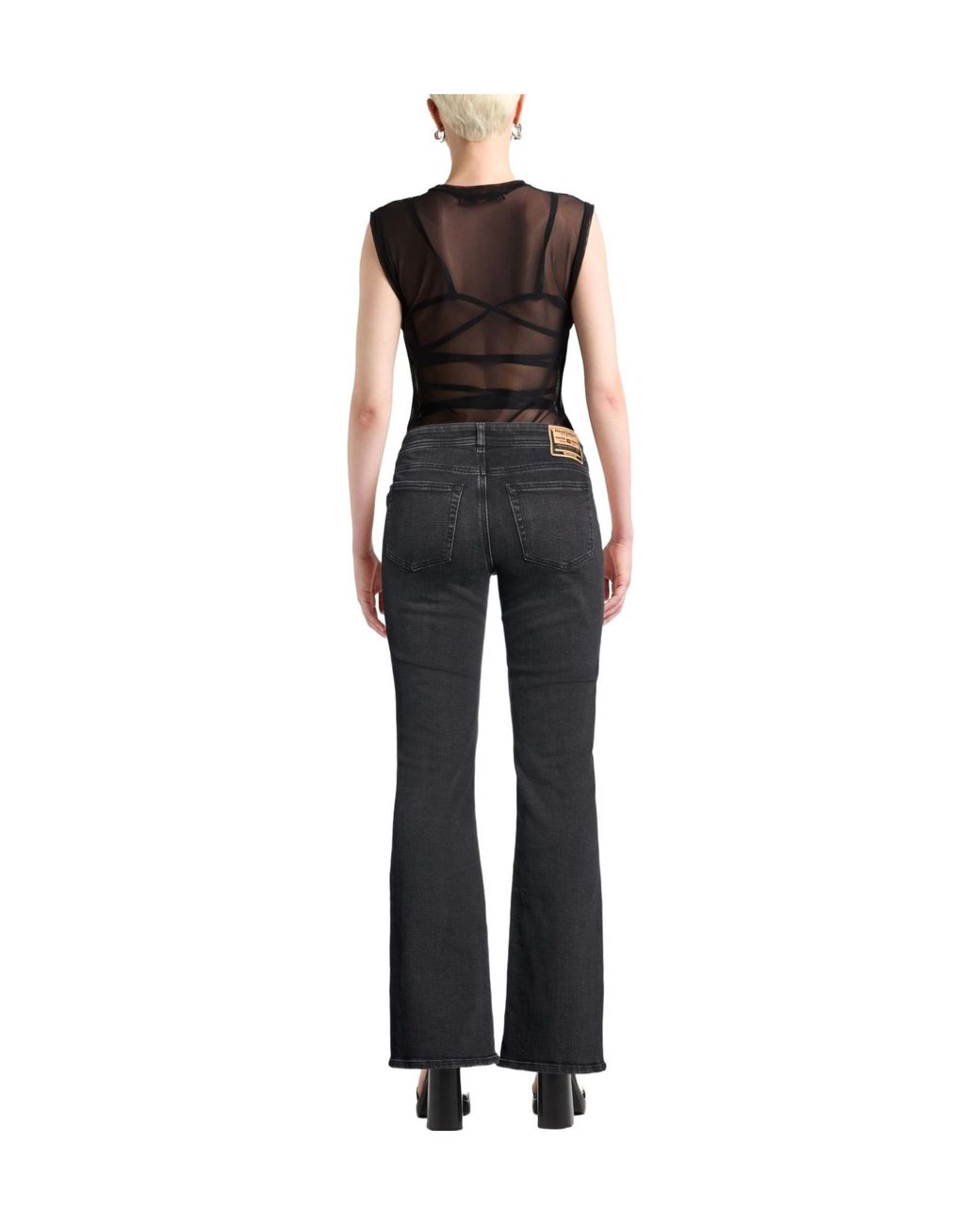 DIESEL Black Denim Trousers
