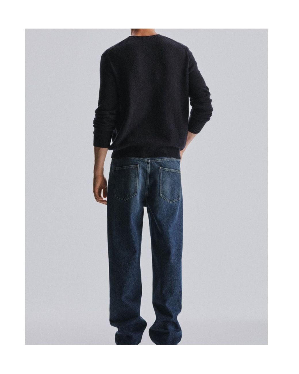 The Row Blue Long Sleeved Jumper for men