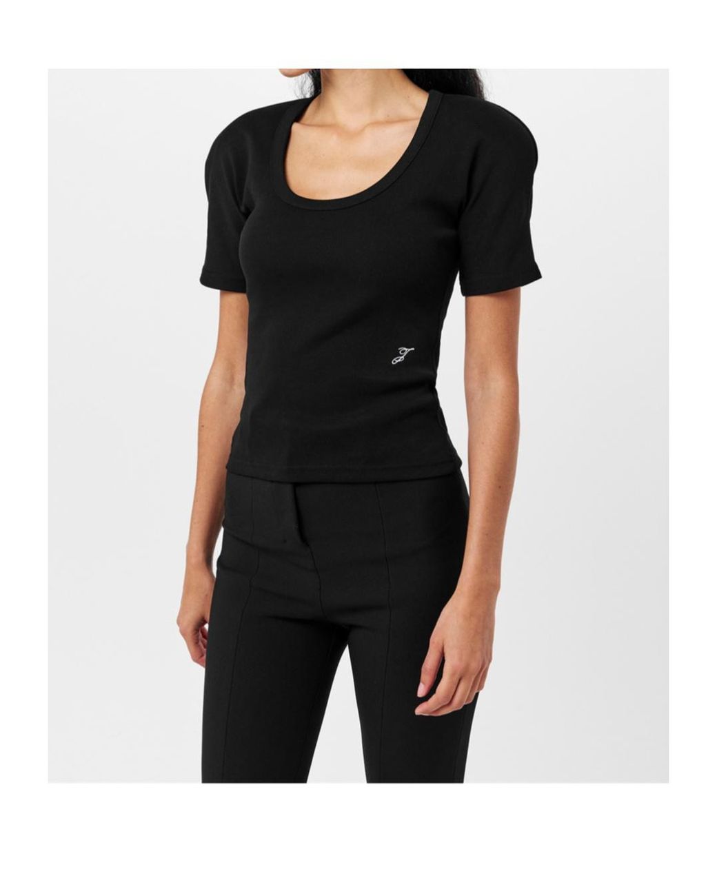 Jacquemus Black Short-Sleeved T-Shirt
