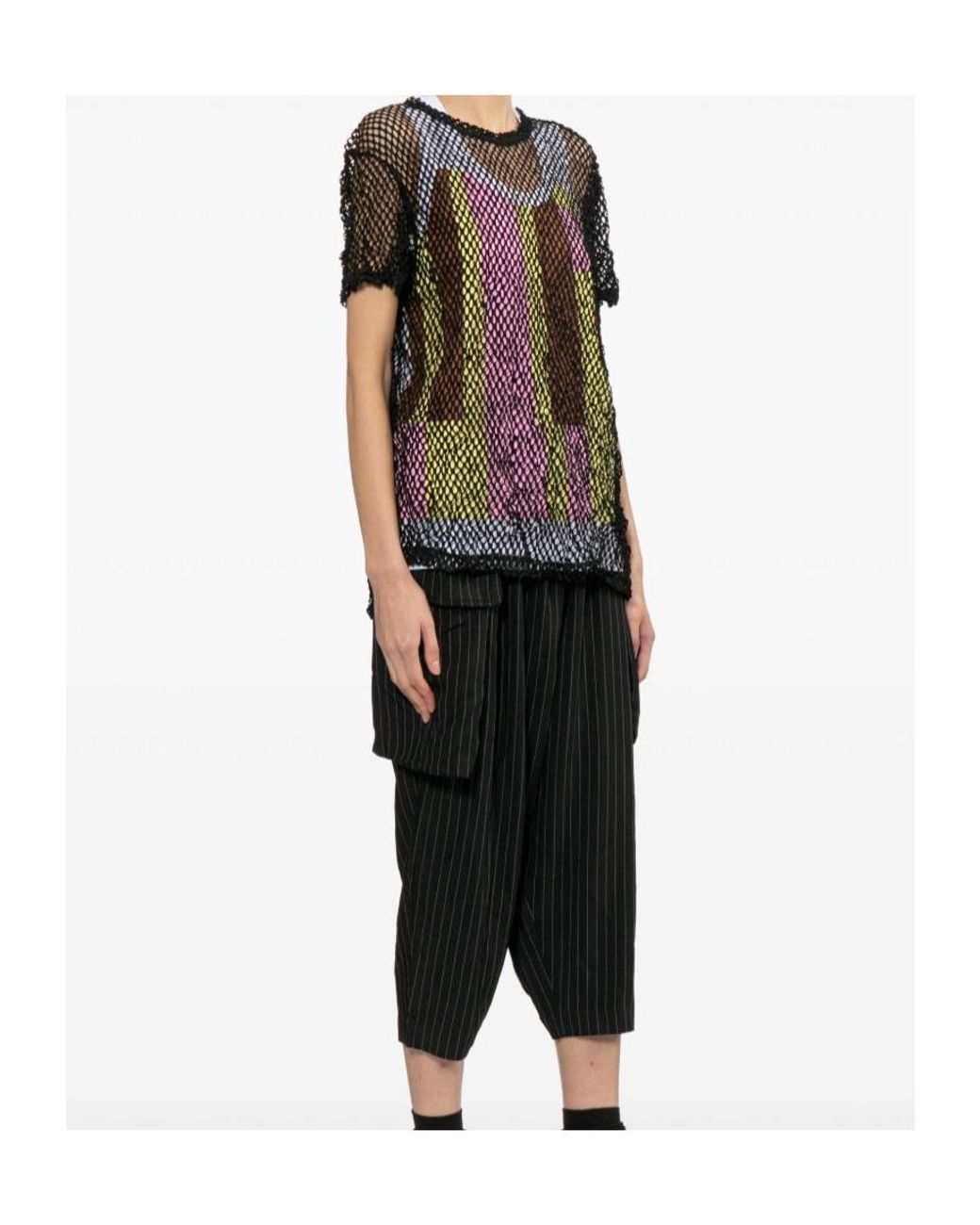 Comme des Garçons Black Comme Des Garçons Comme Des Garçons Meshed T-Shirt