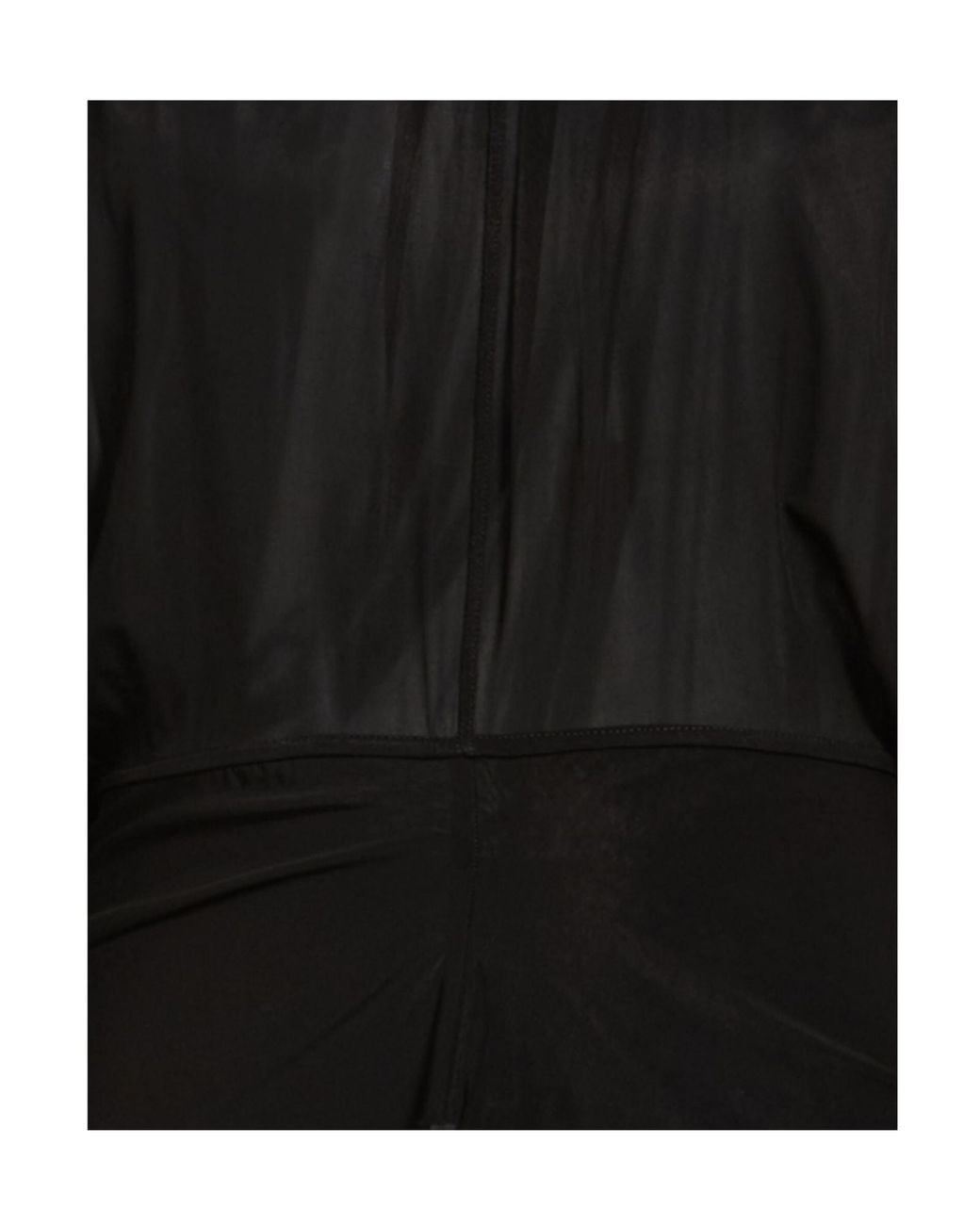 Rick Owens Black Plain Colour Tops
