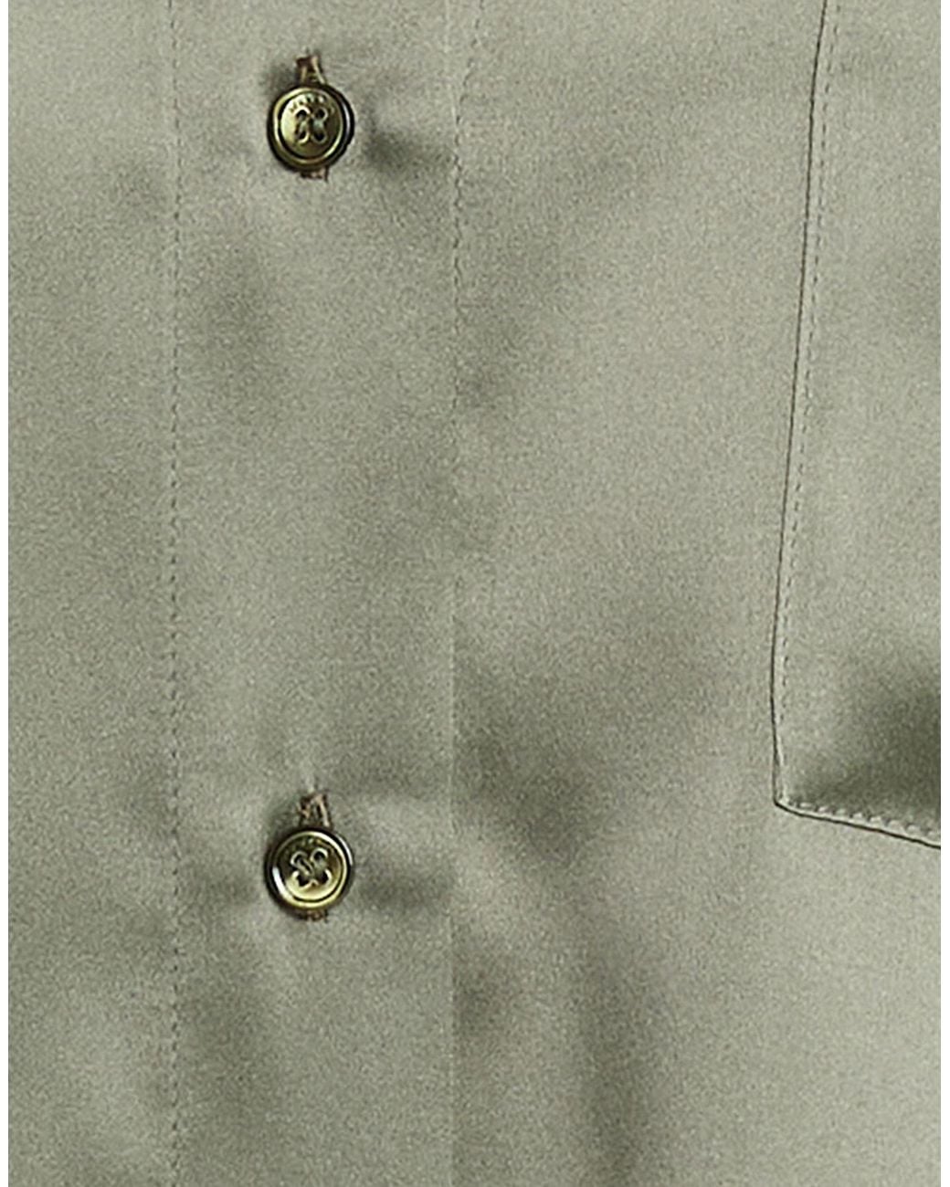 MAX&Co. Green Silk Shirts Blouses