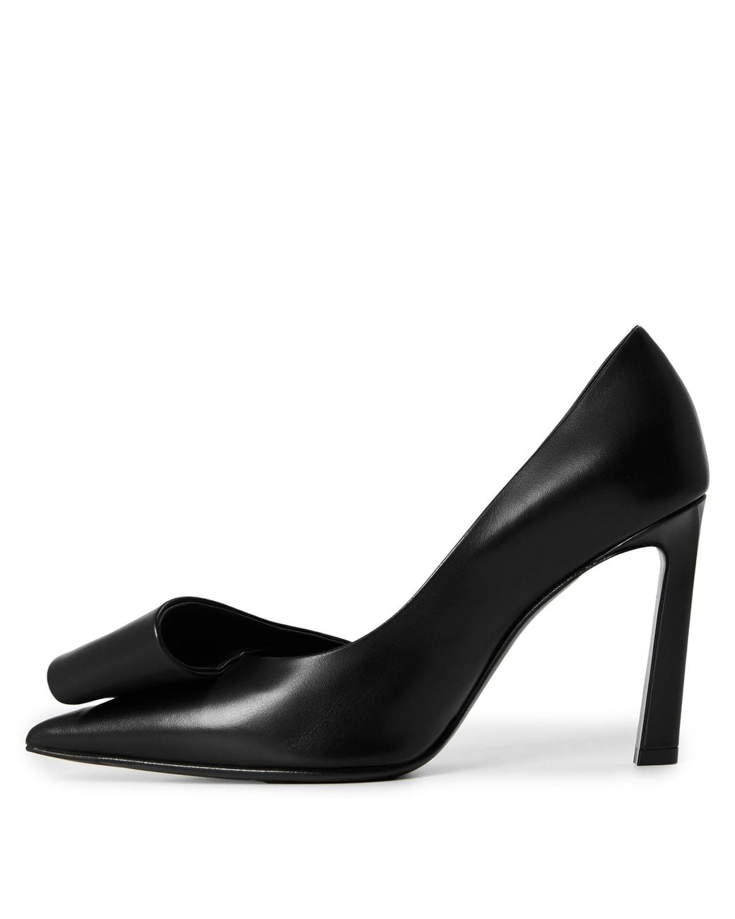 Givenchy Black Pointedtoe Blockheel Highheeled Shoes