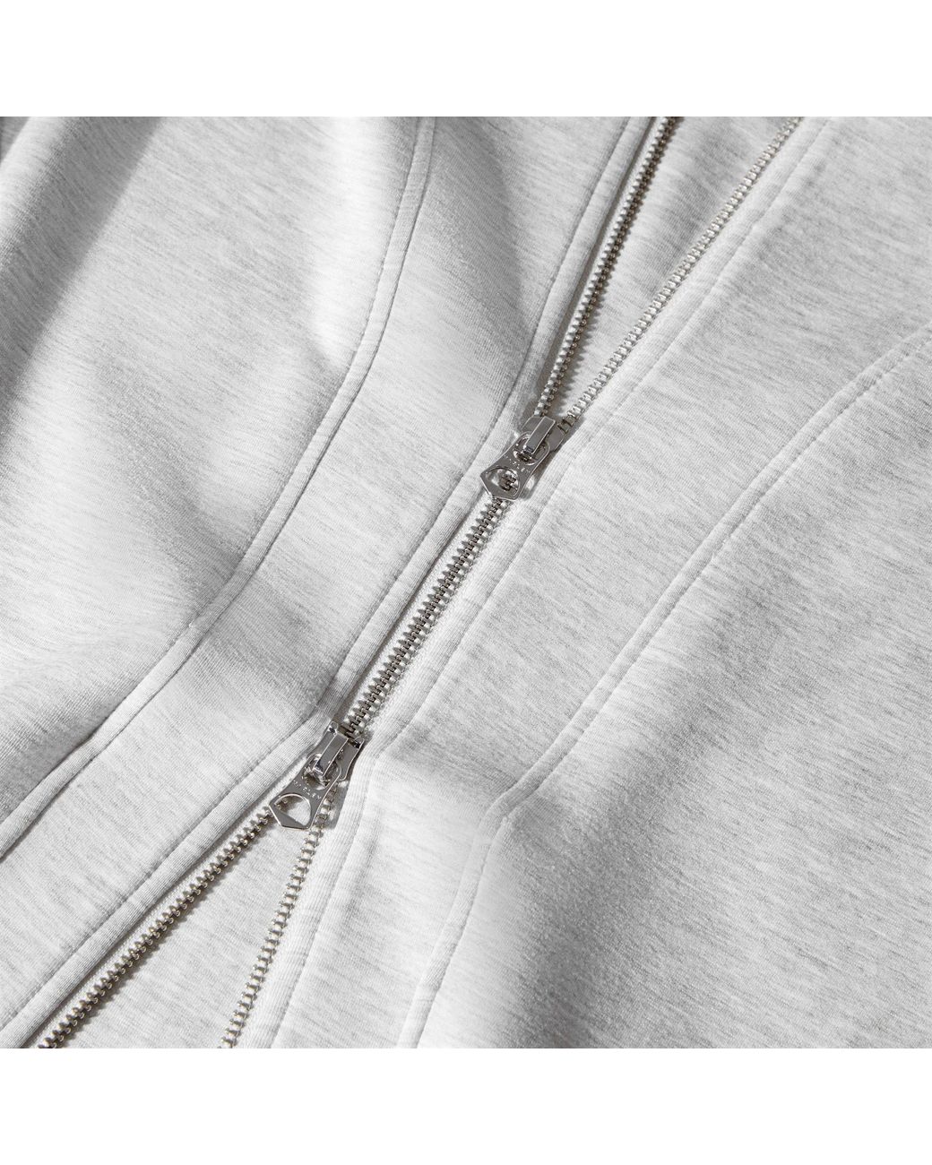 Varley Gray Casual Zip-Up Jacket
