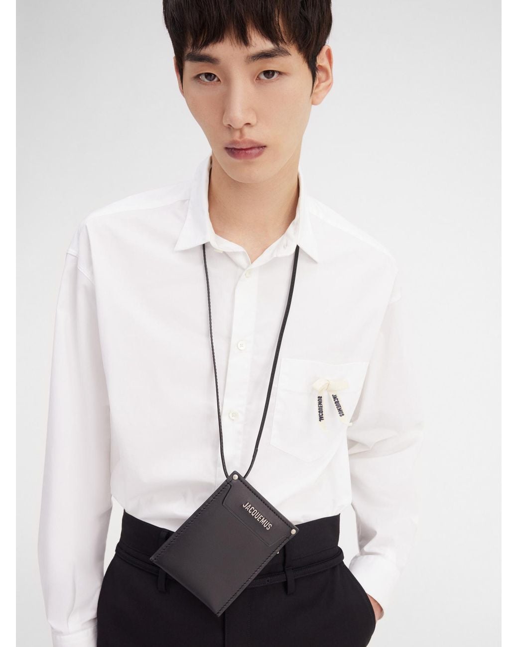 Jacquemus White Envelope Wallet for men