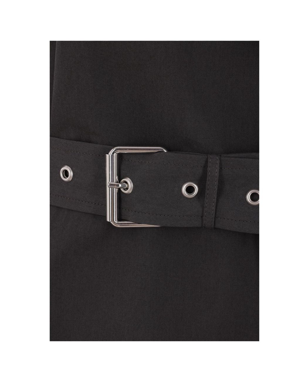 Dries Van Noten Black Belted Coat