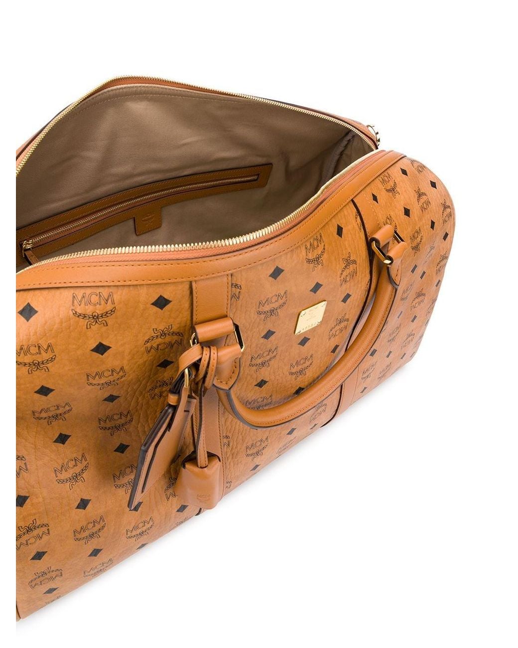 MCM Brown Logo Handbag for men