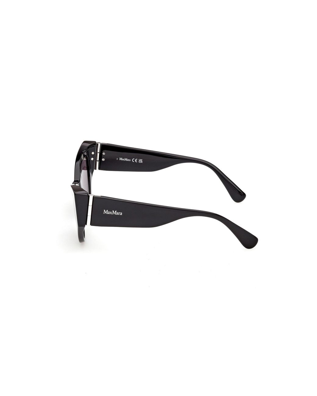 Max Mara White Cat-Eye Sunglasses