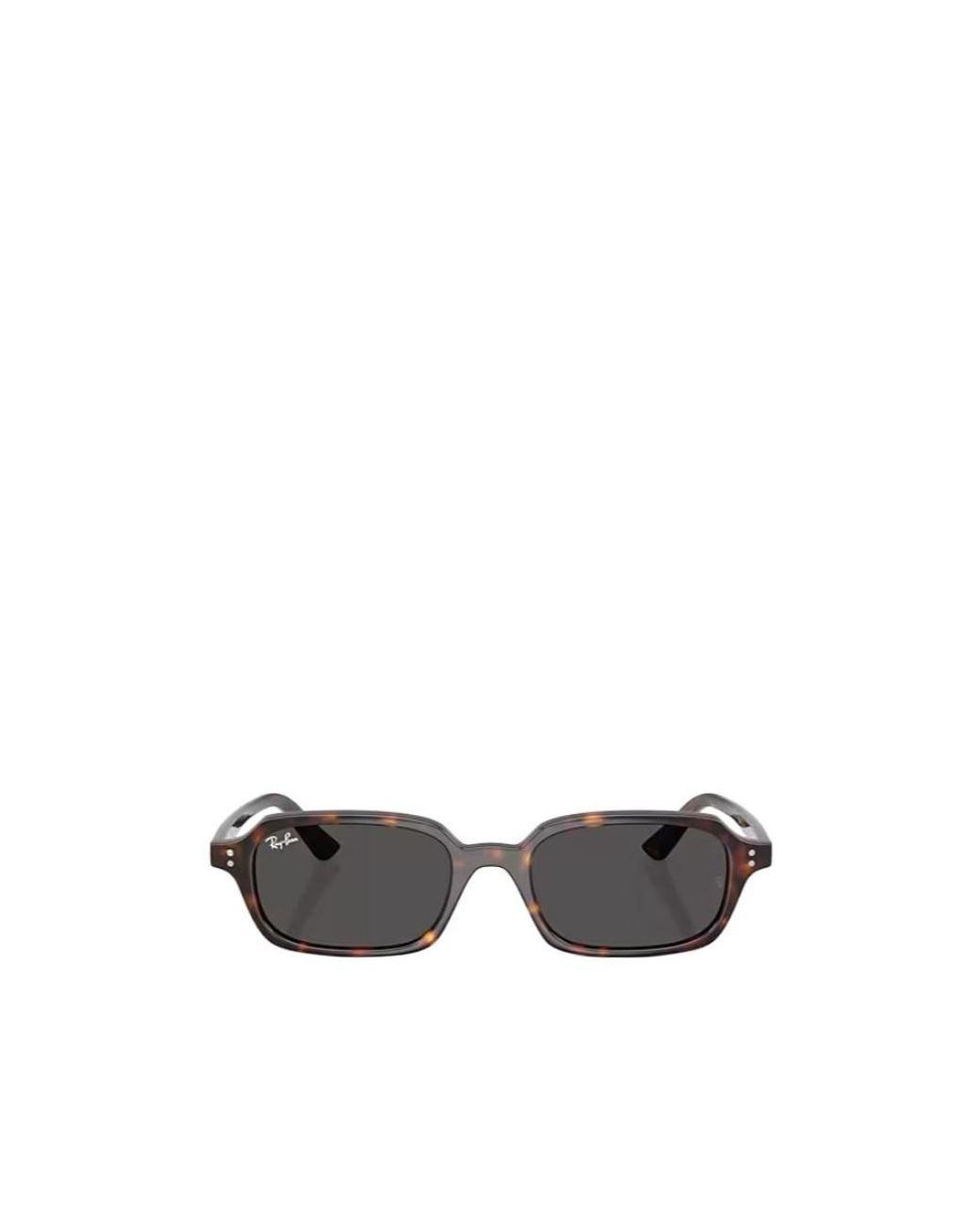 Ray-Ban White Rectangle Frame Sunglasses for men