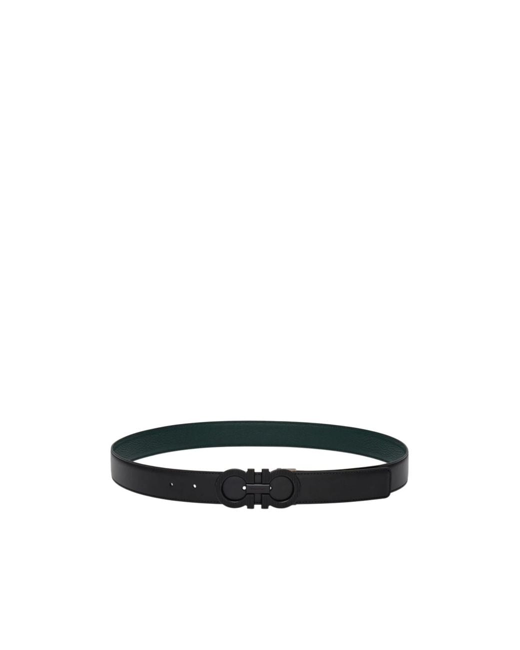Ferragamo Black Adjustable And Reversible for men