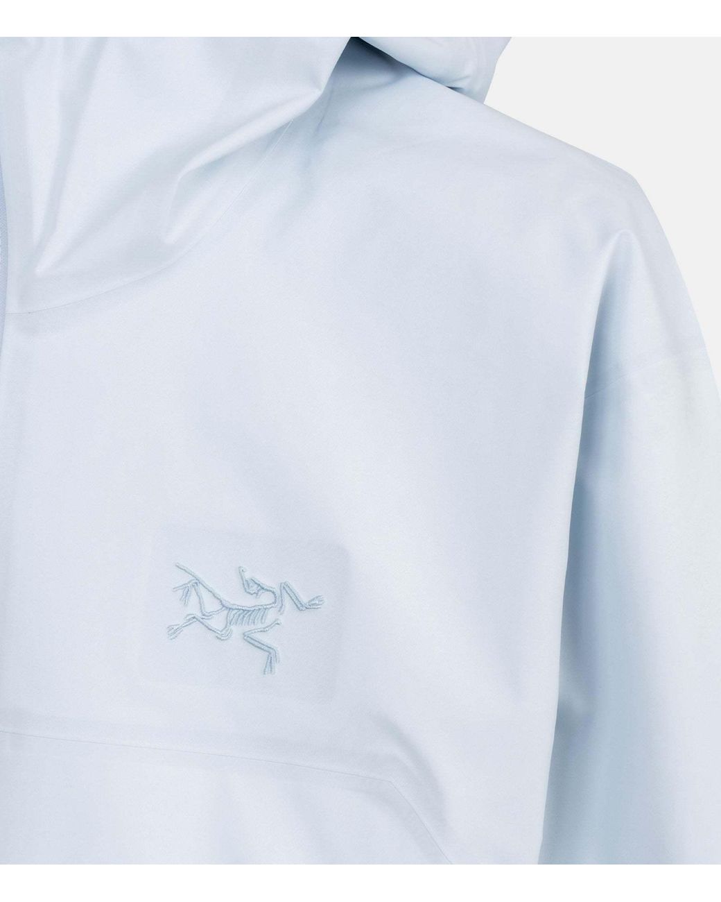 Arc'teryx Blue Logo-Embroidered Hooded Jacket for men