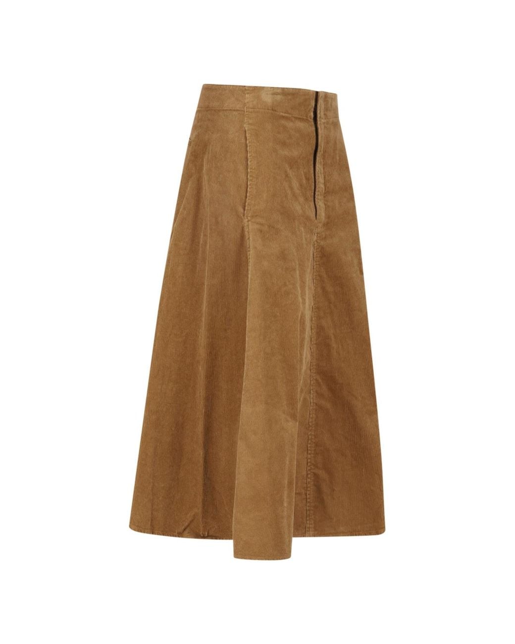 Polo Ralph Lauren Brown Ralph Lauren A-Line Midi Skirt